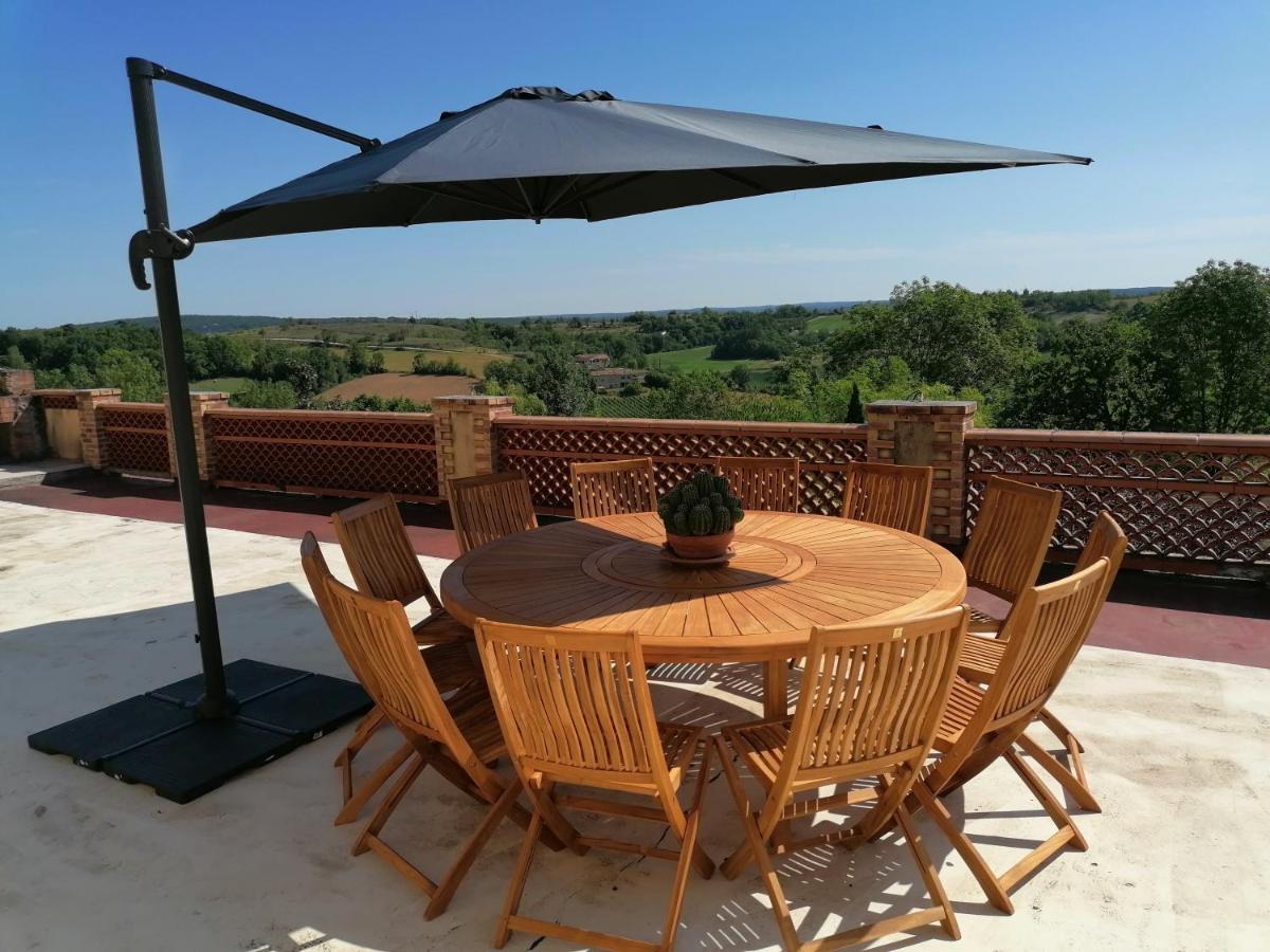 Villa Les Hauts Vallons Puylaroque Екстер'єр фото